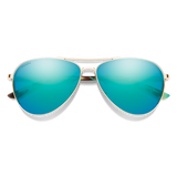 Smith Langley 2 Gold Frame - ChromaPop Opal Mirror Lens - Polarized Sunglasses