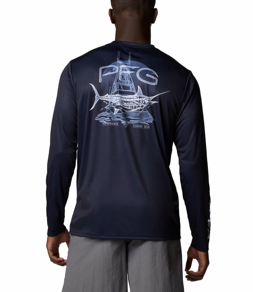 Columbia Mens PFG Terminal Tackle Tarpon Rise Long Sleeve Shirt