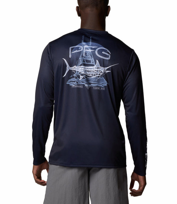 Columbia Mens PFG Terminal Tackle Tarpon Rise Long Sleeve Shirt