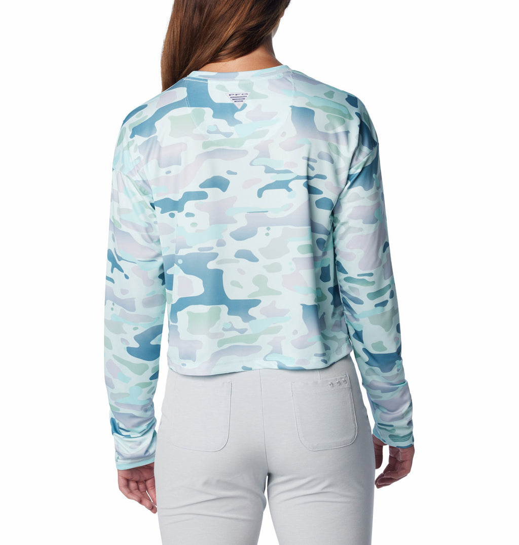 売れ筋商品|||コロンビア カットソー トップス レディース Women's Super Tidal Light Long-Sleeve Top Lemon Wash Floracamo Columbia Super Tidal Light Long-Sleeve Shirt - Women's
