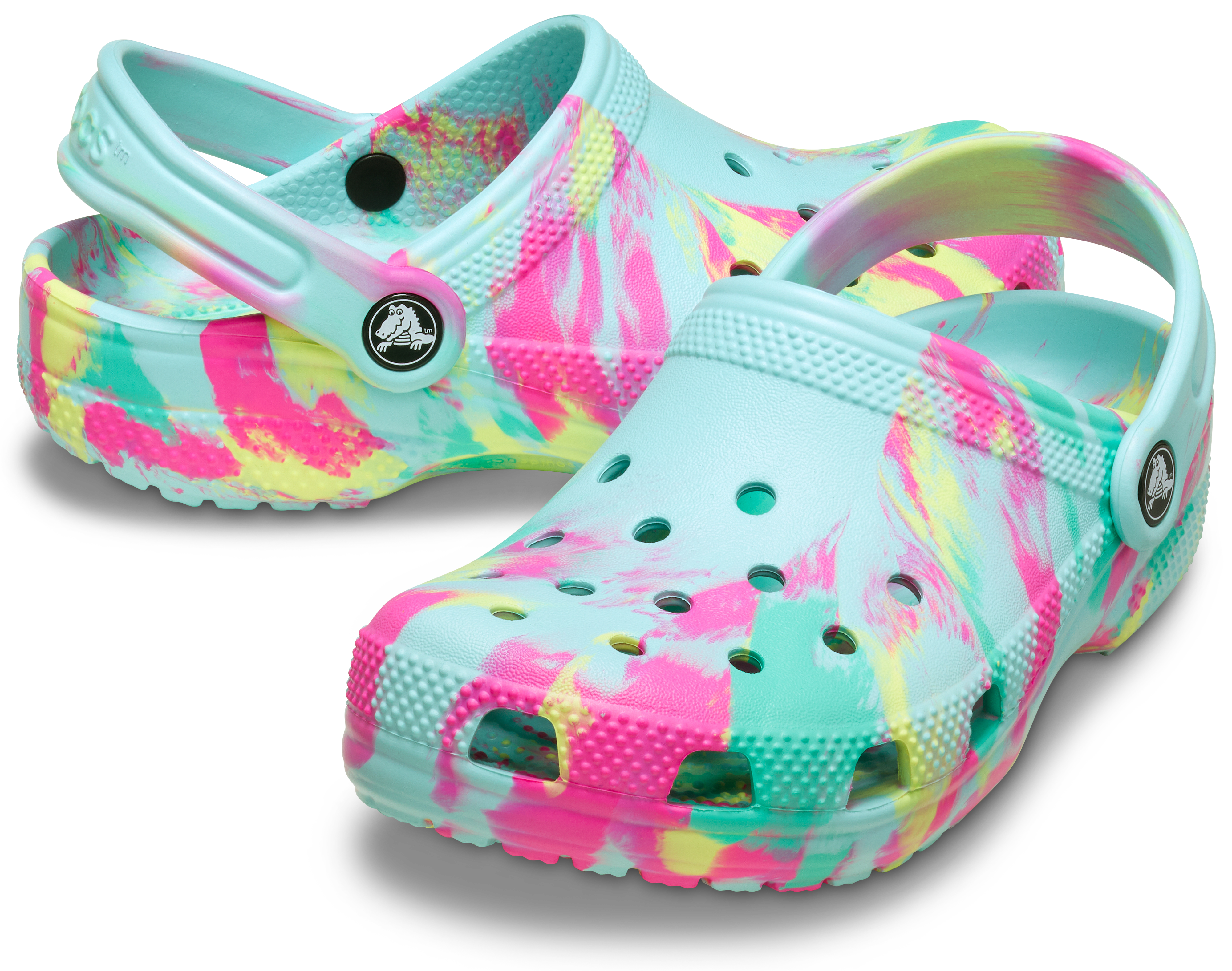 Crocs Kids Classic Marbled Clogs