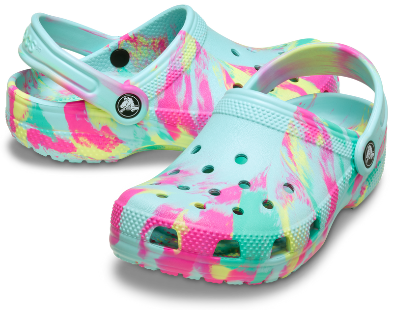 Crocs Kids Classic Marbled Clogs