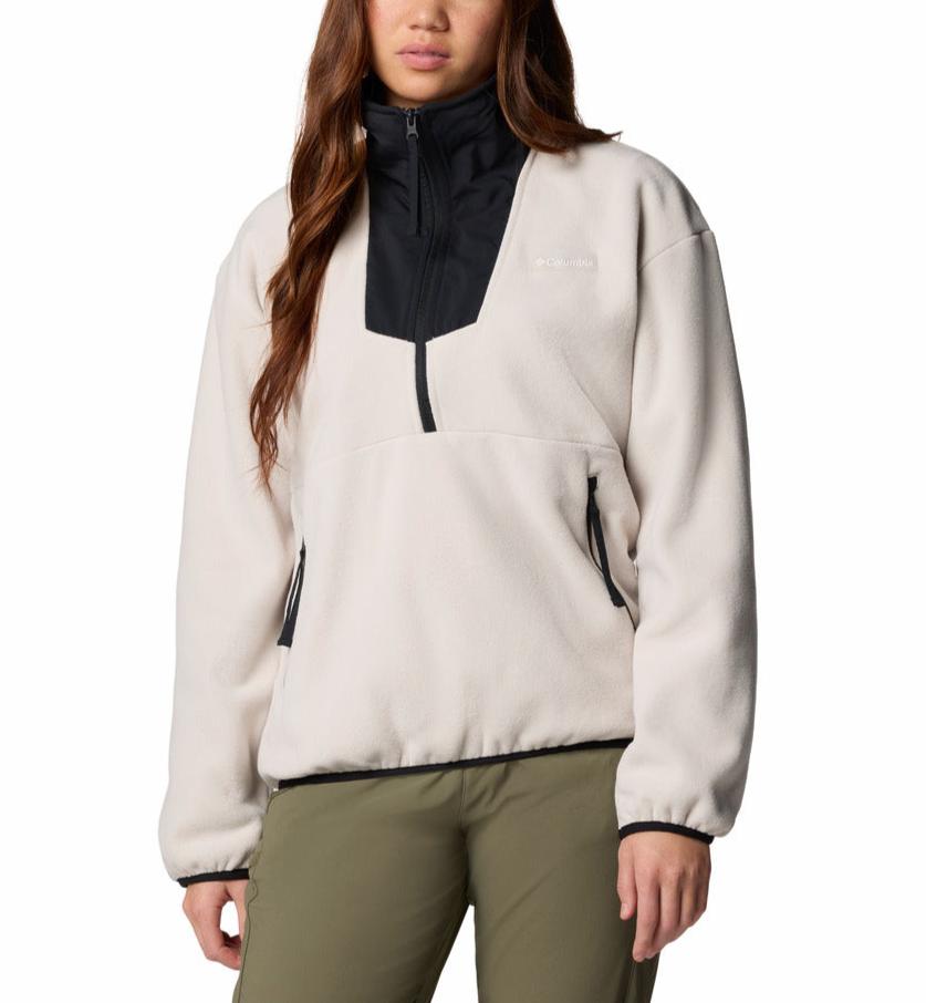 Columbia - Sweat Col Zippé Polaire Klamath Range 1352472 Gris Columbia - Sweat Col Zippé Polaire Klamath Range 1352472 Gris