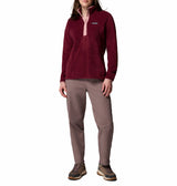 Columbia Womens Benton Springs Half Snap Pullover Fleece II Sweatshirt