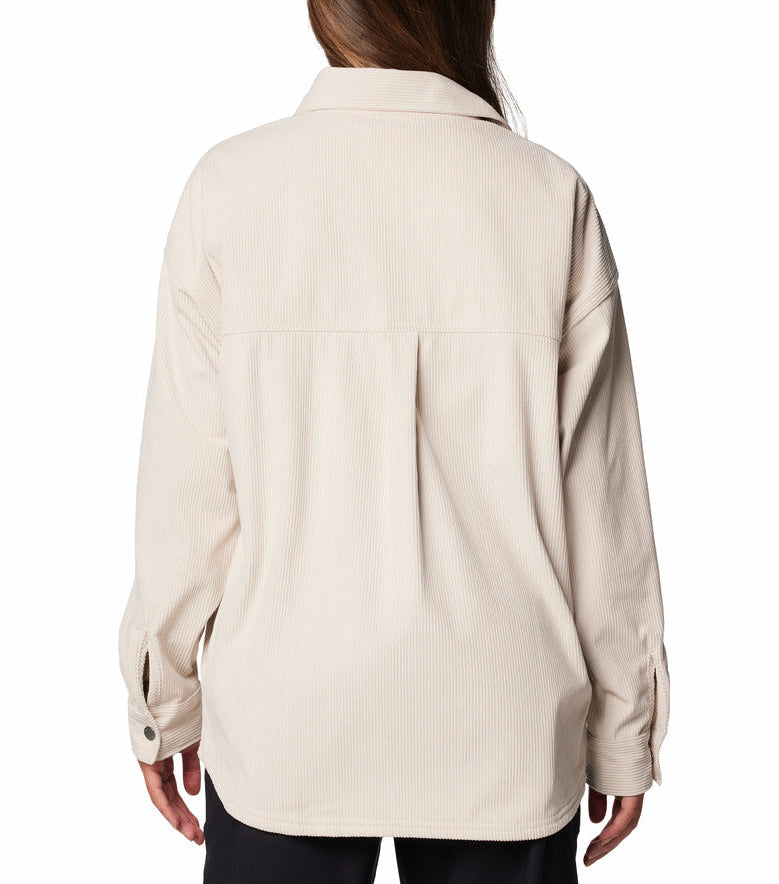 Columbia Womens Blue Point Creek Corduroy Shirt Jacket