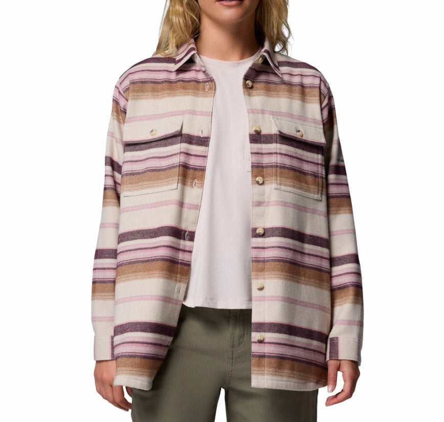 Columbia Womens Blue Point Creek Shirt Jacket
