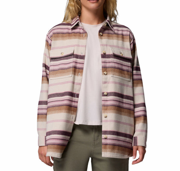 Columbia Womens Blue Point Creek Shirt Jacket