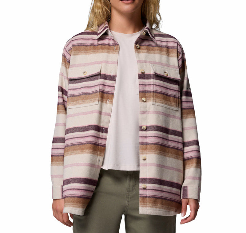 Columbia Womens Blue Point Creek Shirt Jacket