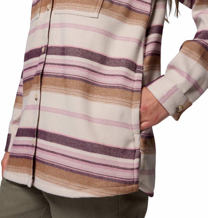 Columbia Womens Blue Point Creek Shirt Jacket