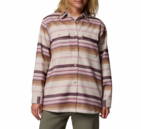 Columbia Womens Blue Point Creek Shirt Jacket