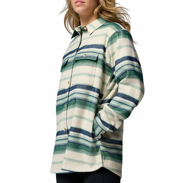 Columbia Womens Blue Point Creek Shirt Jacket