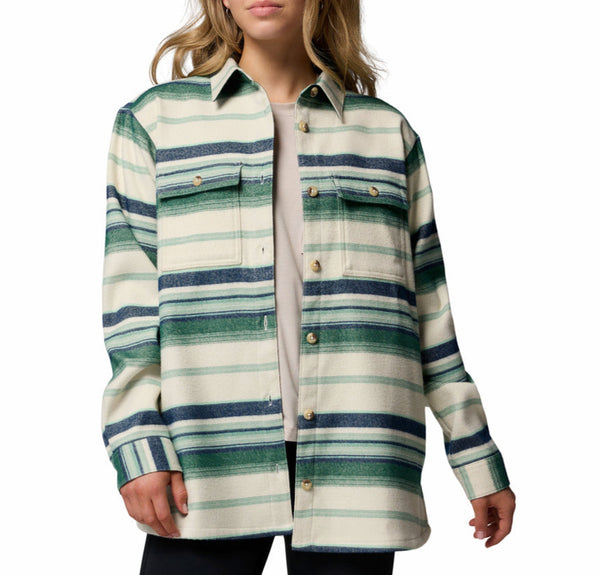 Columbia Womens Blue Point Creek Shirt Jacket
