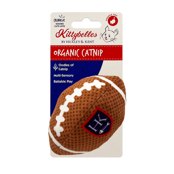 Huxley & Kent Football Plush Cat Toy