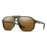 Smith Truss Matte Olive Oil Frame - ChromaPop Polarized Brown Lens - Polarized Sunglasses