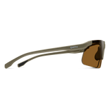 Smith Cipher Matte Olive Oil Frame - ChromaPop Brown Lens - Non-Polarized Sunglasses