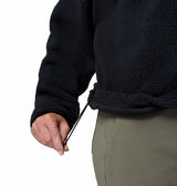 Columbia Womens Helvetia II Cropped Half Snap Fleece Pullover Sweatshirt