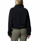 Columbia Womens Helvetia II Cropped Half Snap Fleece Pullover Sweatshirt