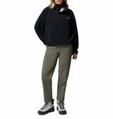 Columbia Womens Helvetia II Cropped Half Snap Fleece Pullover Sweatshirt