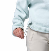 Columbia Womens Helvetia II Cropped Half Snap Fleece Pullover Sweatshirt