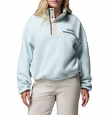 Columbia Womens Helvetia II Cropped Half Snap Fleece Pullover Sweatshirt