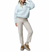 Columbia Womens Helvetia II Cropped Half Snap Fleece Pullover Sweatshirt