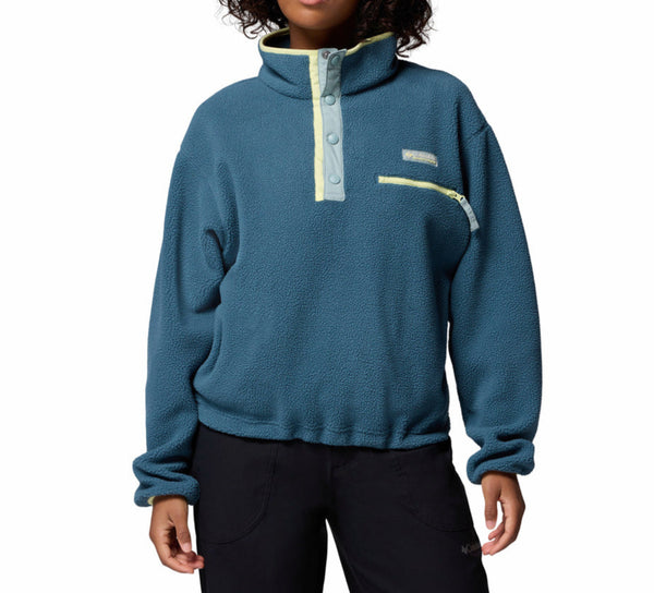 Columbia Womens Helvetia II Cropped Half Snap Fleece Pullover Jacket