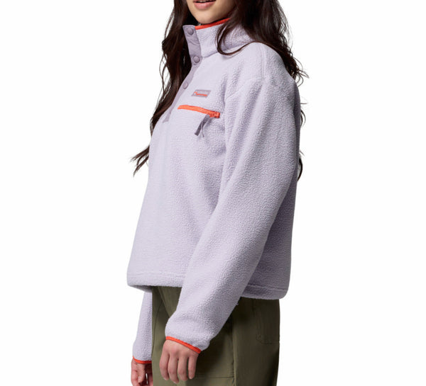 Columbia Womens Helvetia II Cropped Half Snap Fleece Pullover Jacket