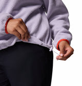 Columbia Womens Helvetia II Cropped Half Snap Fleece Pullover Jacket