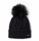 Columbia Womens Boundless Days Cable Knit Pom Beanie