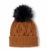 Columbia Womens Boundless Days Cable Knit Pom Beanie