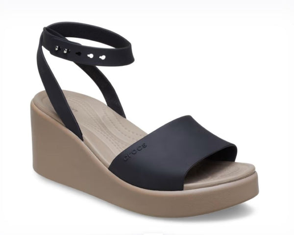 Crocs Brooklyn Ankle Strap Wedge Heels