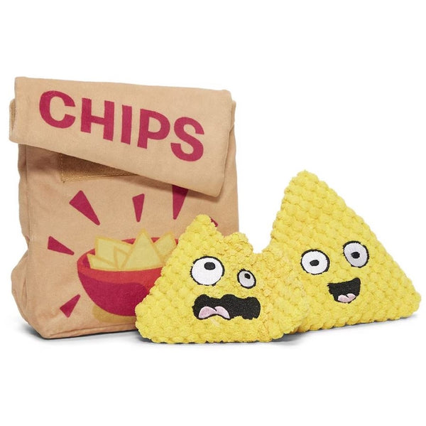 BARK A-Maize-Ing Corn Chips Plush Dog Toy