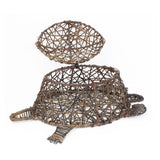 Beachcombers Turtle Shaped Basket with Lid