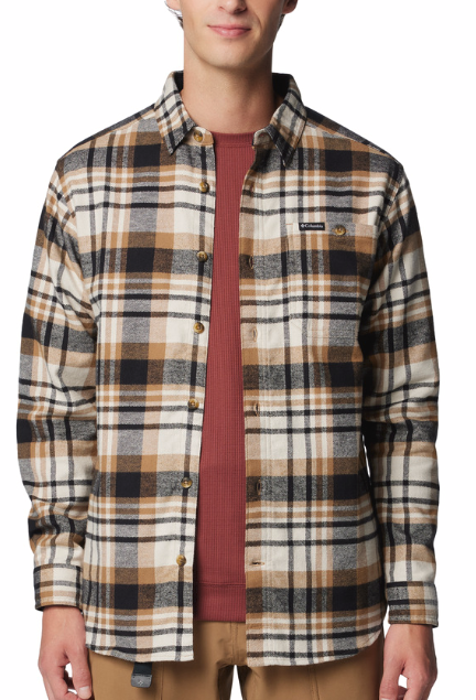 Columbia Mens Pitchstone Heavyweight II Flannel Shirt