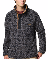 Columbia Mens Helvetia II Printed Half Snap Printed Fleece Pullover