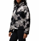 Columbia Womens Helvetia II Printed Cropped Half Snap Fleece Pullover Sweatshirt
