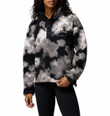 Columbia Womens Helvetia II Printed Cropped Half Snap Fleece Pullover Sweatshirt