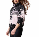 Columbia Womens Helvetia II Printed Cropped Half Snap Fleece Pullover Jacket