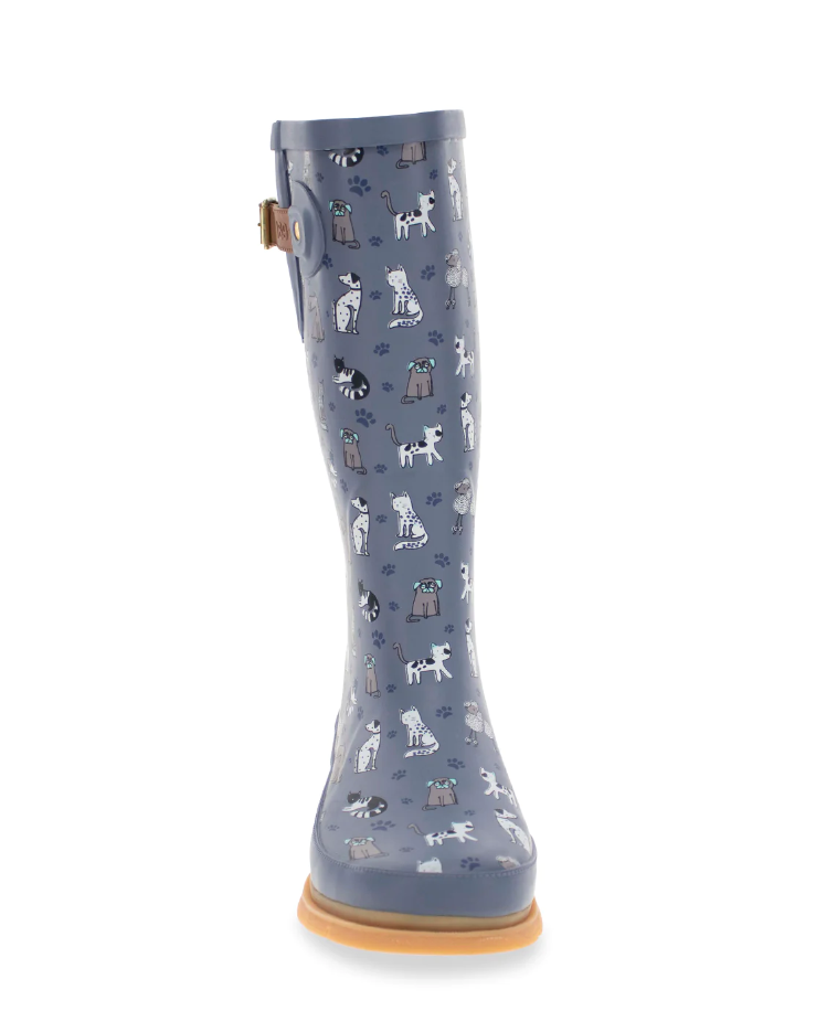 Western Chief Womens Furry Friends Tall Rain Boots
