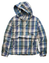 American Eagle Mens AE Plaid Anorak Jacket