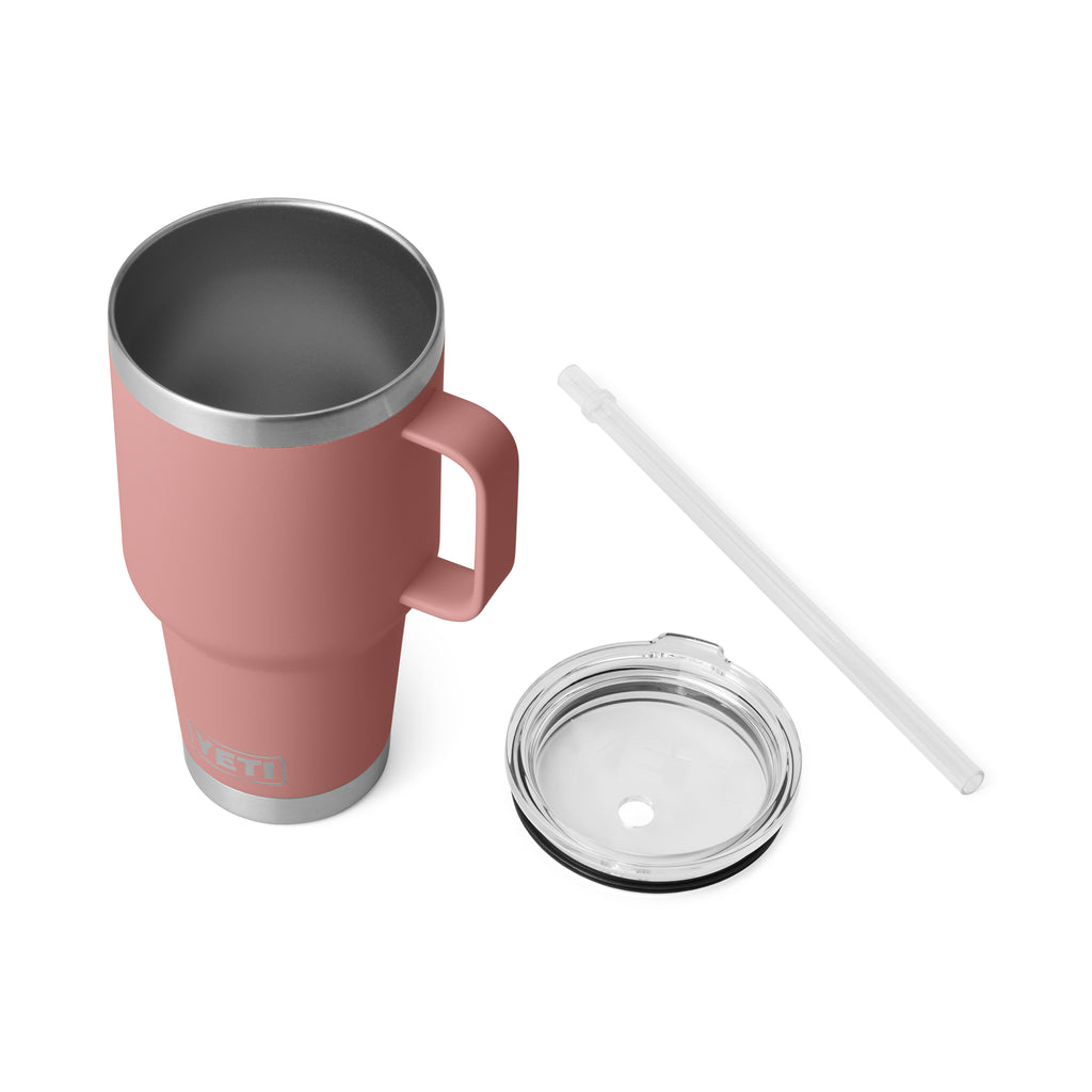 Yeti Rambler 35 oz Mug with Straw Lid Overview | Seafoam