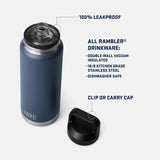YETI Rambler 36 oz. Water Bottle with Chug Cap