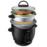 Oster DiamondForce Nonstick 6-Cup Electric Rice Cooker