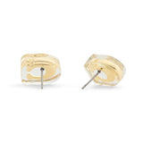 COACH Signature C Lucite Stud Earrings