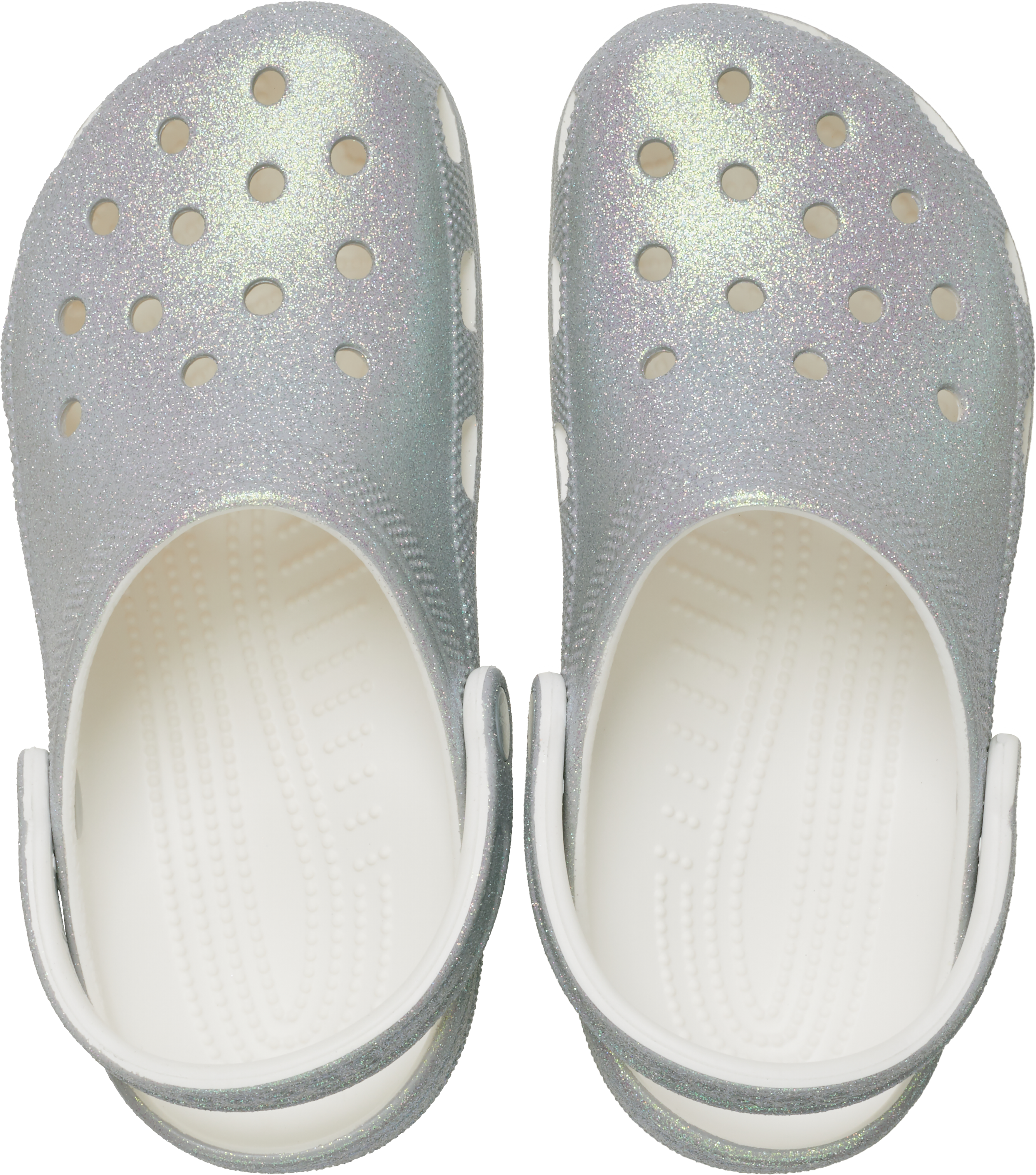 Crocs Classic Iridescent Glitter Clogs