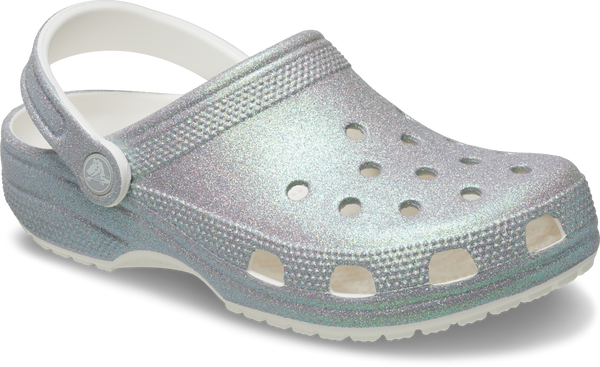 Crocs Classic Iridescent Glitter Clogs