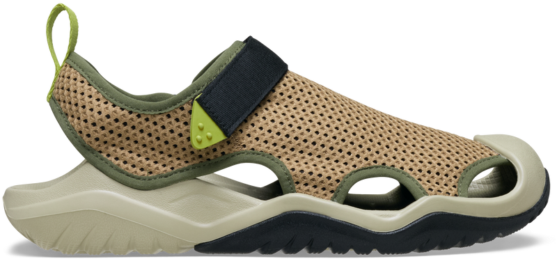 Crocs Mens Swiftwater Mesh Deck Sandals