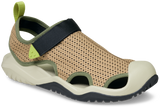 Crocs Mens Swiftwater Mesh Deck Sandals