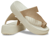 Crocs Womens Getaway Glitter Platform Sandals