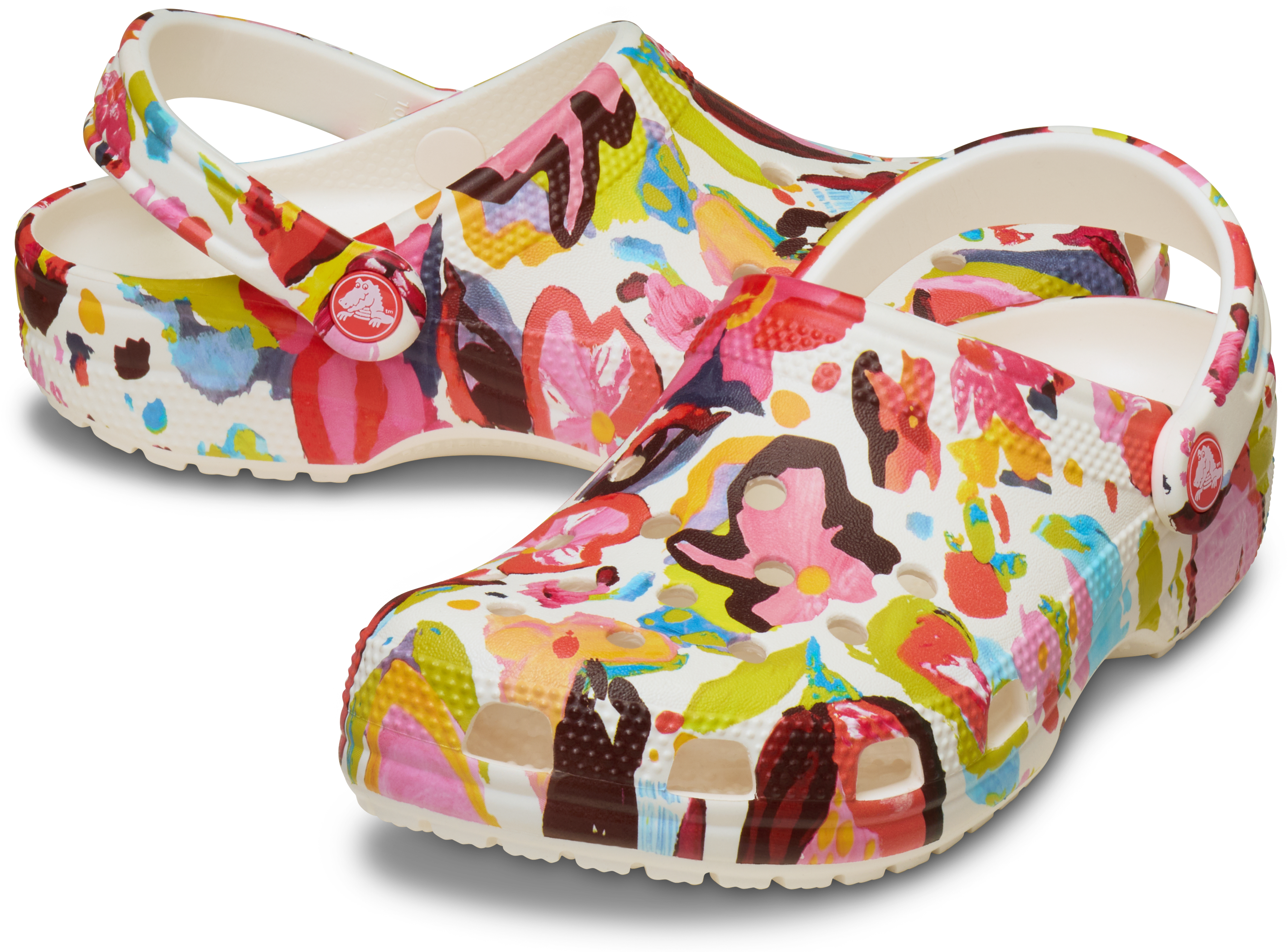 Crocs Womens Classic Graphic Clogs